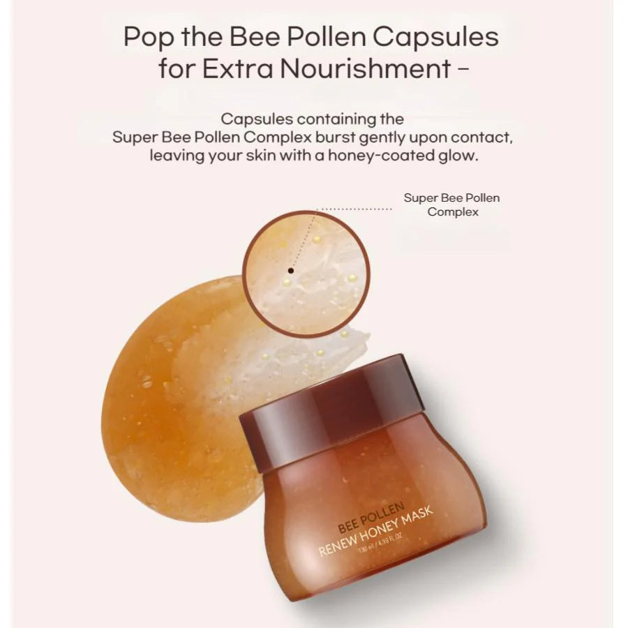 MISSHA - Bee Pollen Renew Honey Mask - 130ML