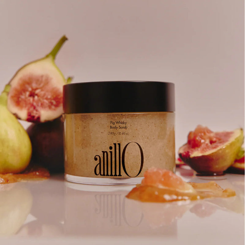 ANILLO - Fig Whisky Body Oil & Scrub + 2 FREE Mini Hair Serums (10ml + 10ml)