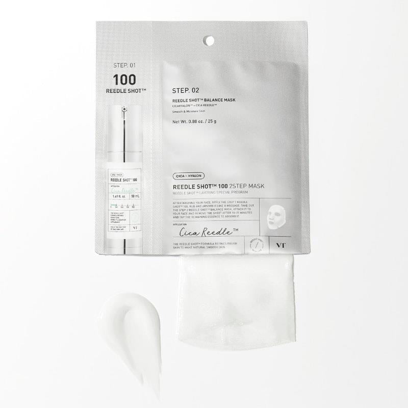 VT COSMETICS - Reedle Shot 100 2-Step Mask - 1PC