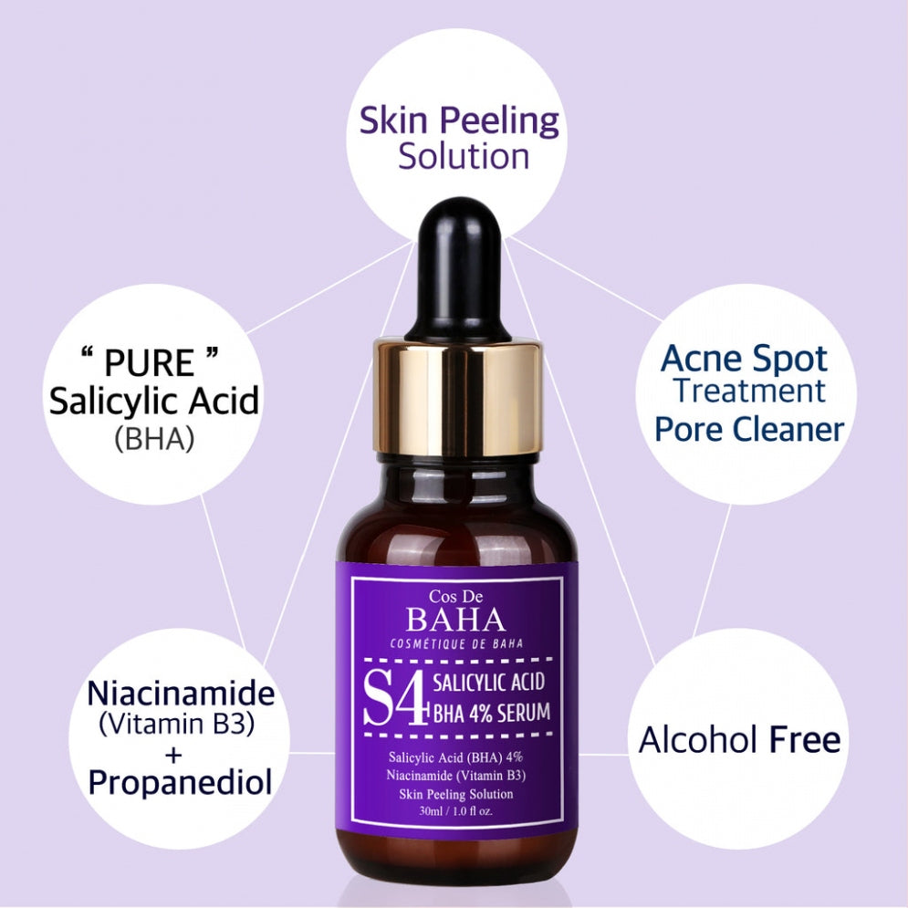 COS DE BAHA - Salicylic Acid BHA 4% Serum - 30ml