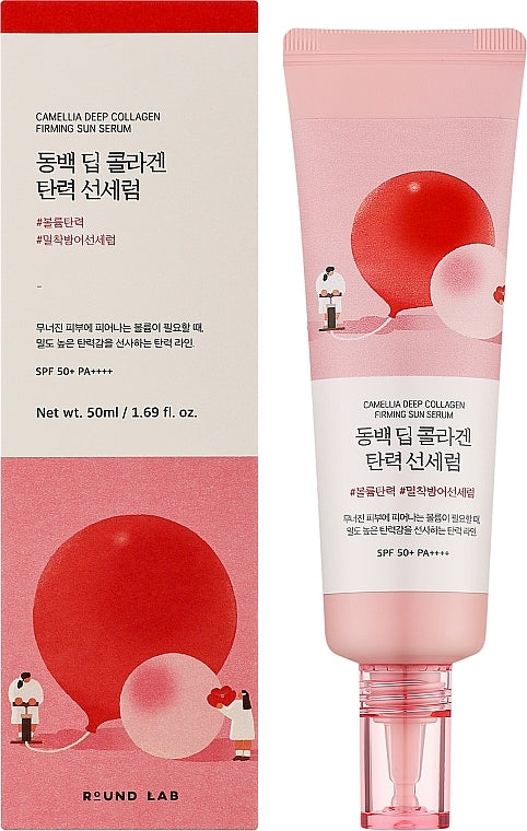 ROUND LAB - Camellia Deep Collagen Firming Sun Serum - 50ML