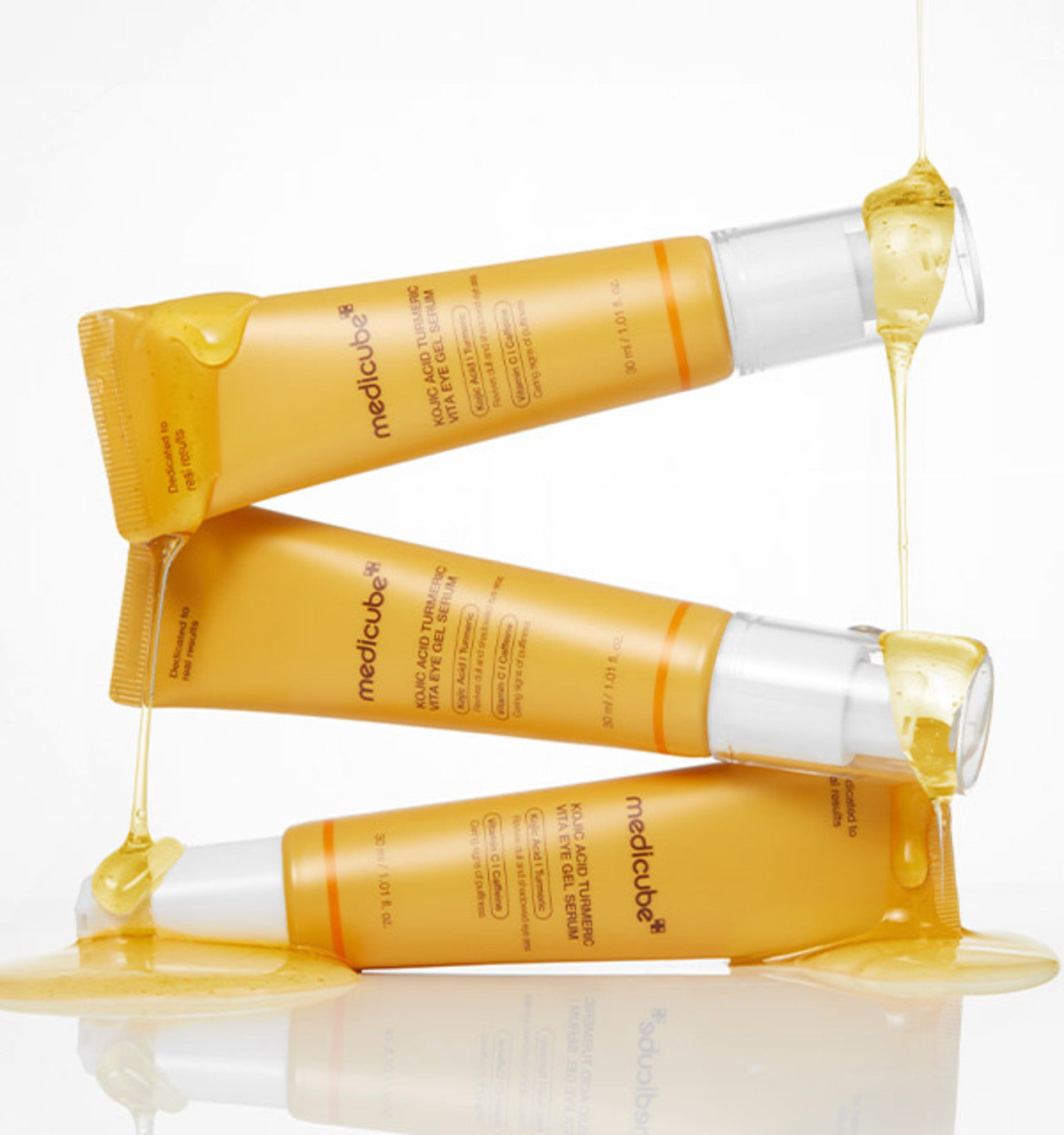 MEDICUBE - Kojic Acid Turmeric Vita Eye Gel Serum - 30ML