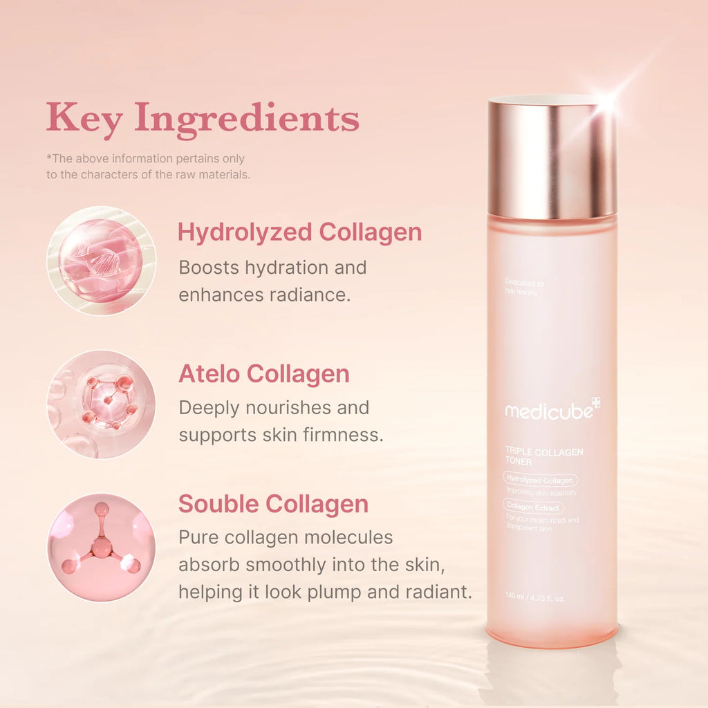 MEDICUBE - Triple Collagen Toner - 140ML