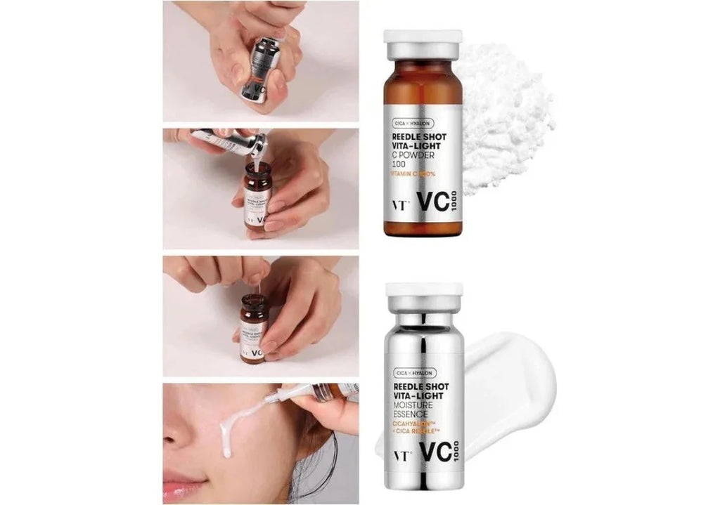 VT COSMETICS - REEDLE SHOT VITA-LIGHT TONING ESSENCE VC2000 (2G+8ML)