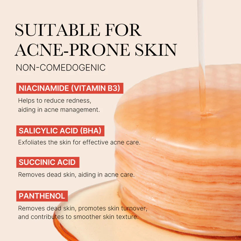 MEDICUBE - Red Succinic Acid Peeling Pad (70 Pads)