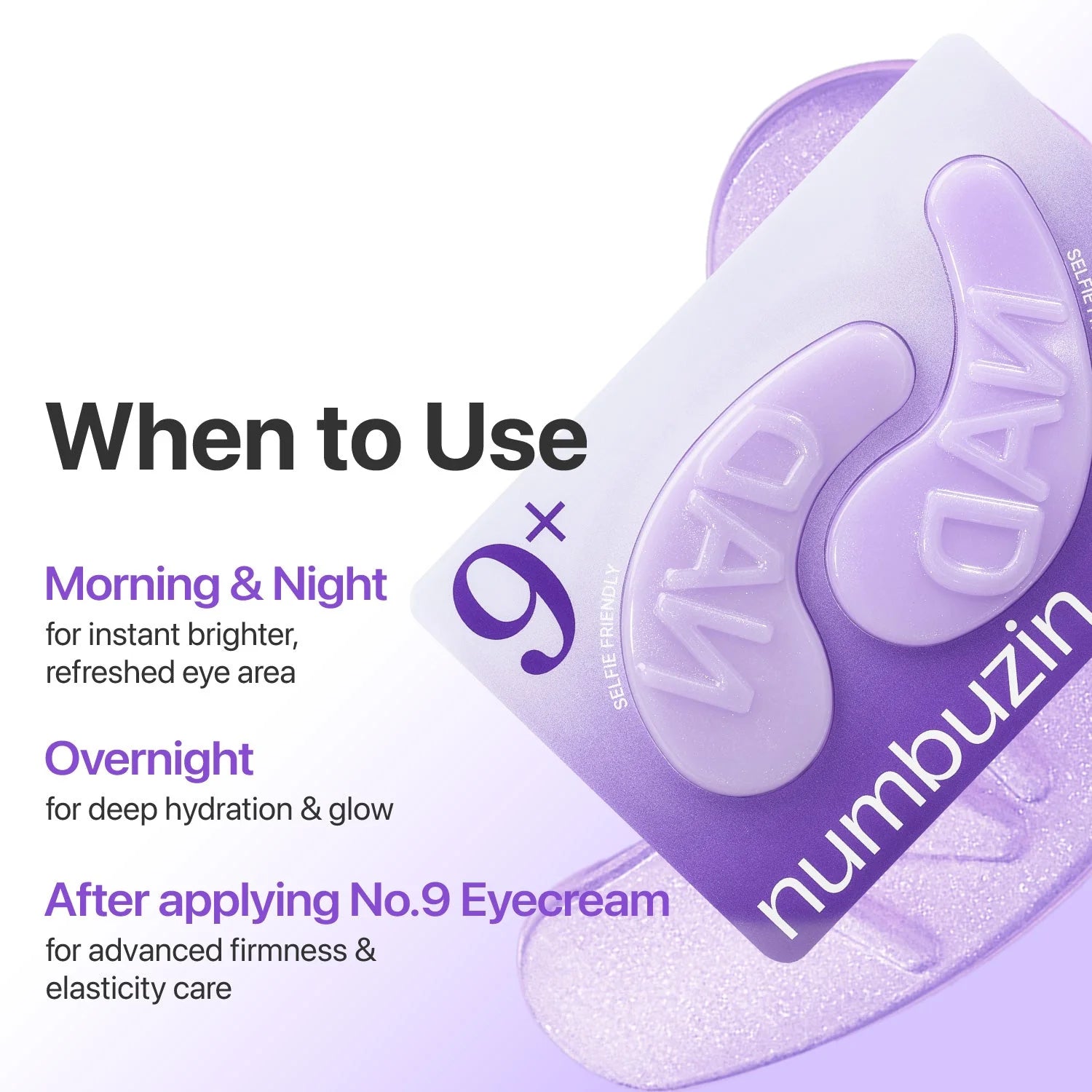 NUMBUZIN - No.9 NAD+ Collagen Under Eye Patches 5ea- 40G