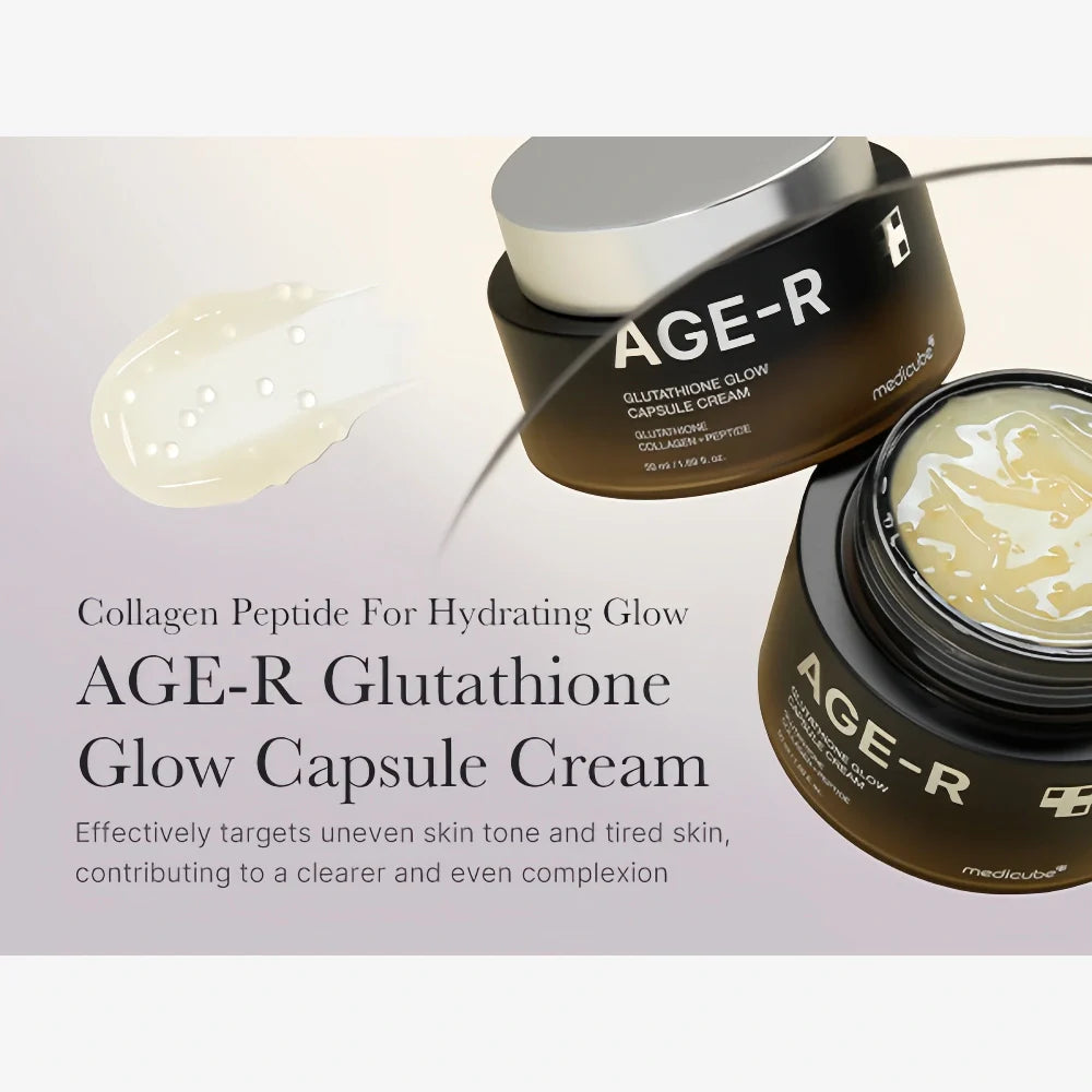 MEDICUBE - Age-R Glutathione Glow Capsule Cream - 50ML