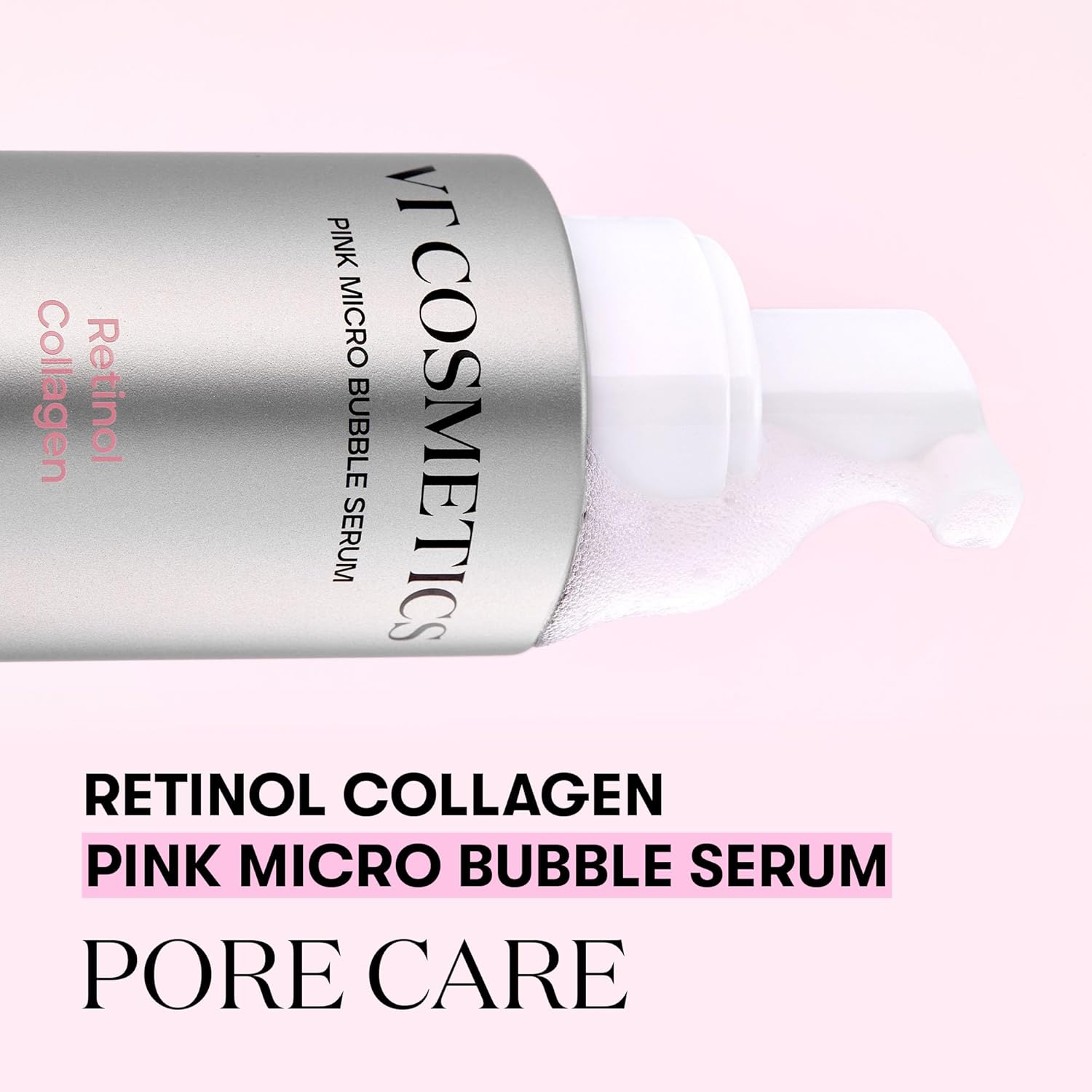 VT COSMETICS - Retinol Collagen Pink Micro Bubble Serum - 70ML