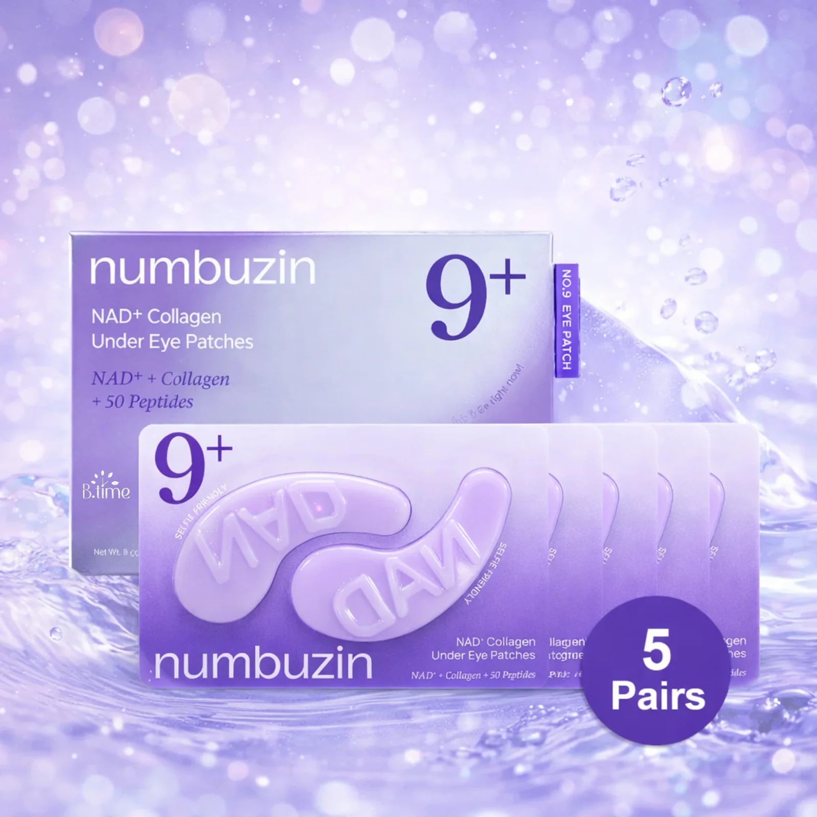 NUMBUZIN - No.9 NAD+ Collagen Under Eye Patches 5ea- 40G