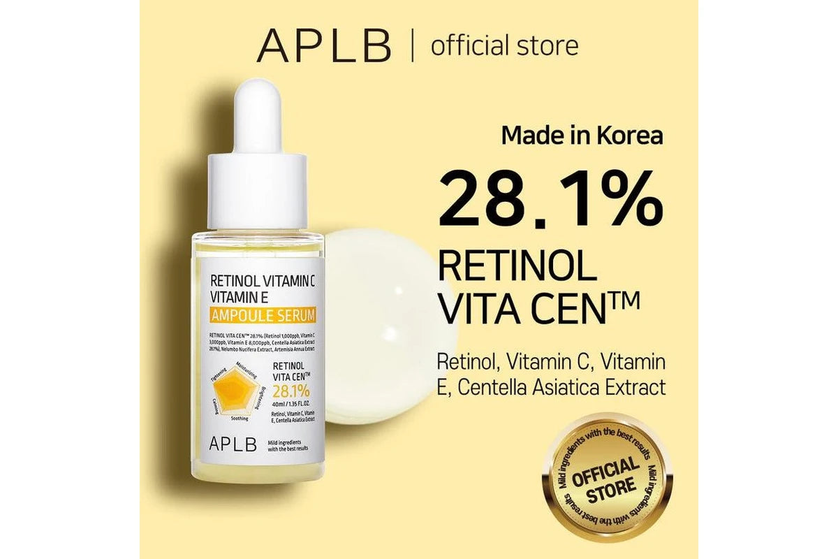 APLB Retinol Vitamin C Vitamin E Ampoule Serum - 40ML