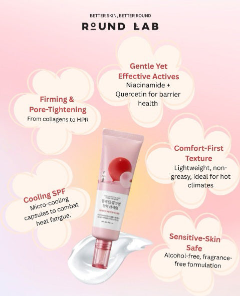 ROUND LAB - Camellia Deep Collagen Firming Sun Serum - 50ML