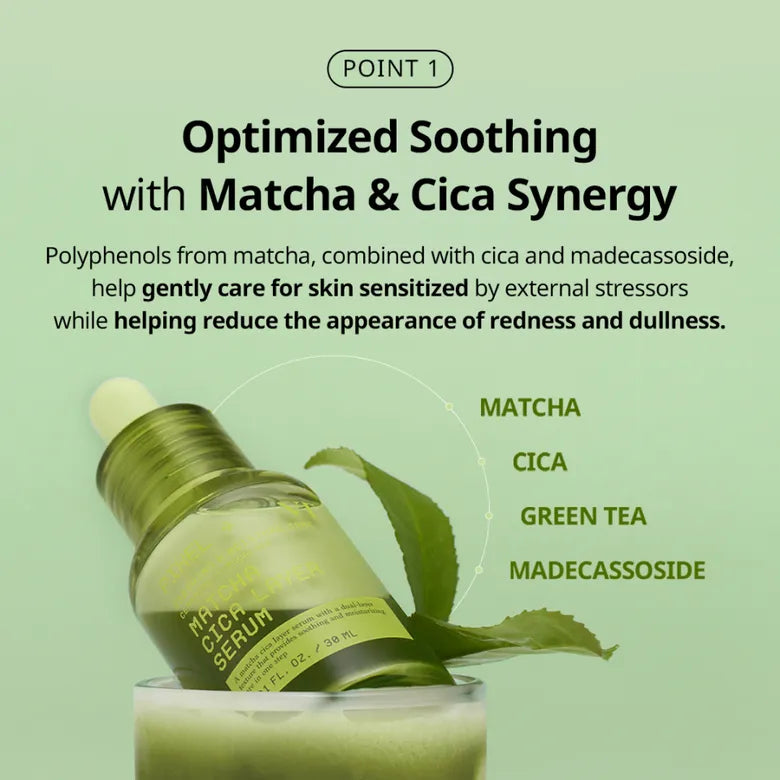 VT COSMETICS - Matcha Cica Layer Serum - 30ML