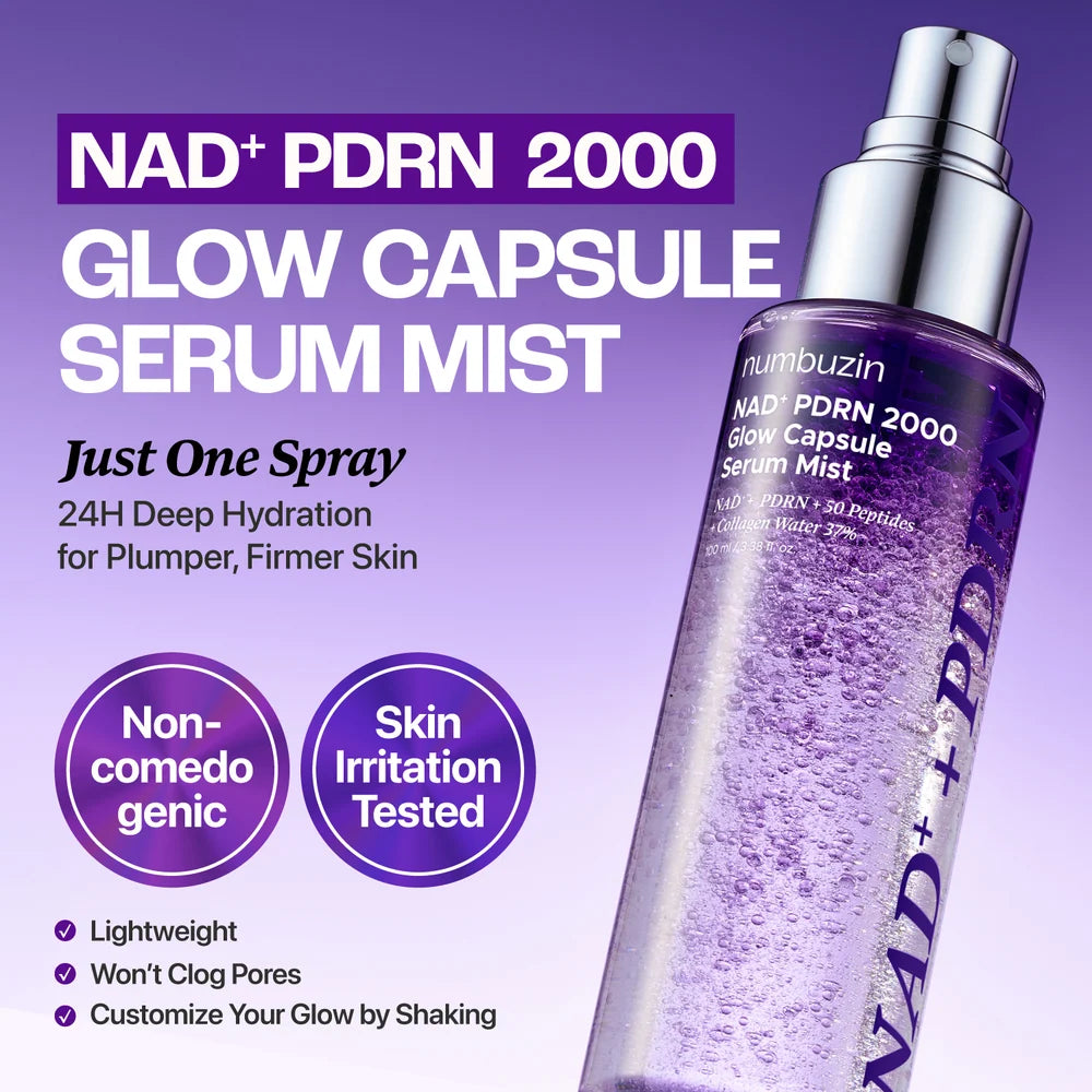 NUMBUZIN - No.9 NAD+ PDRN 2000 Glow Capsule Serum Mist