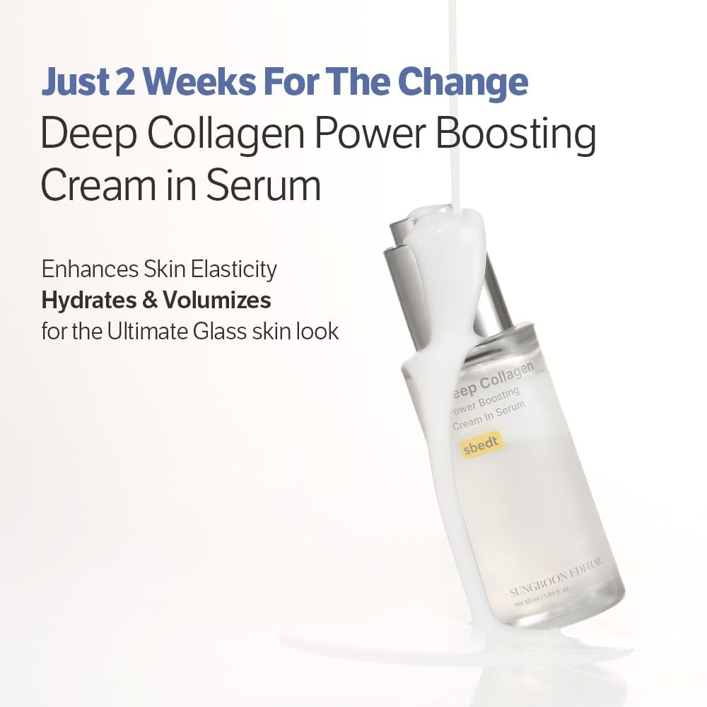 SUNGBOON - Deep Collagen Power Boosting (Anti-Wrinkle) Cream In Serum - 30ML