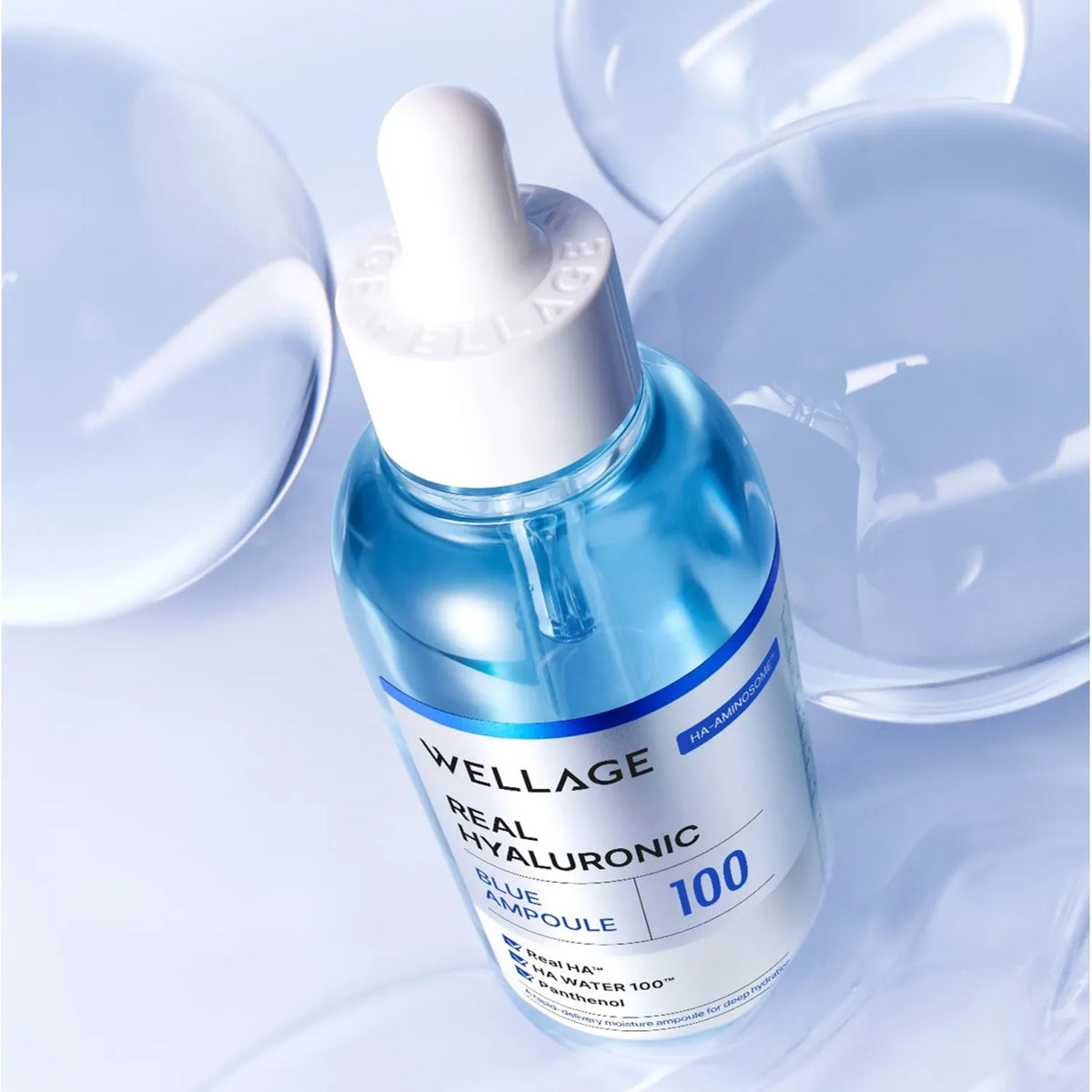 WELLAGE - REAL HYALURONIC BLUE AMPOULE 100 - 30ML
