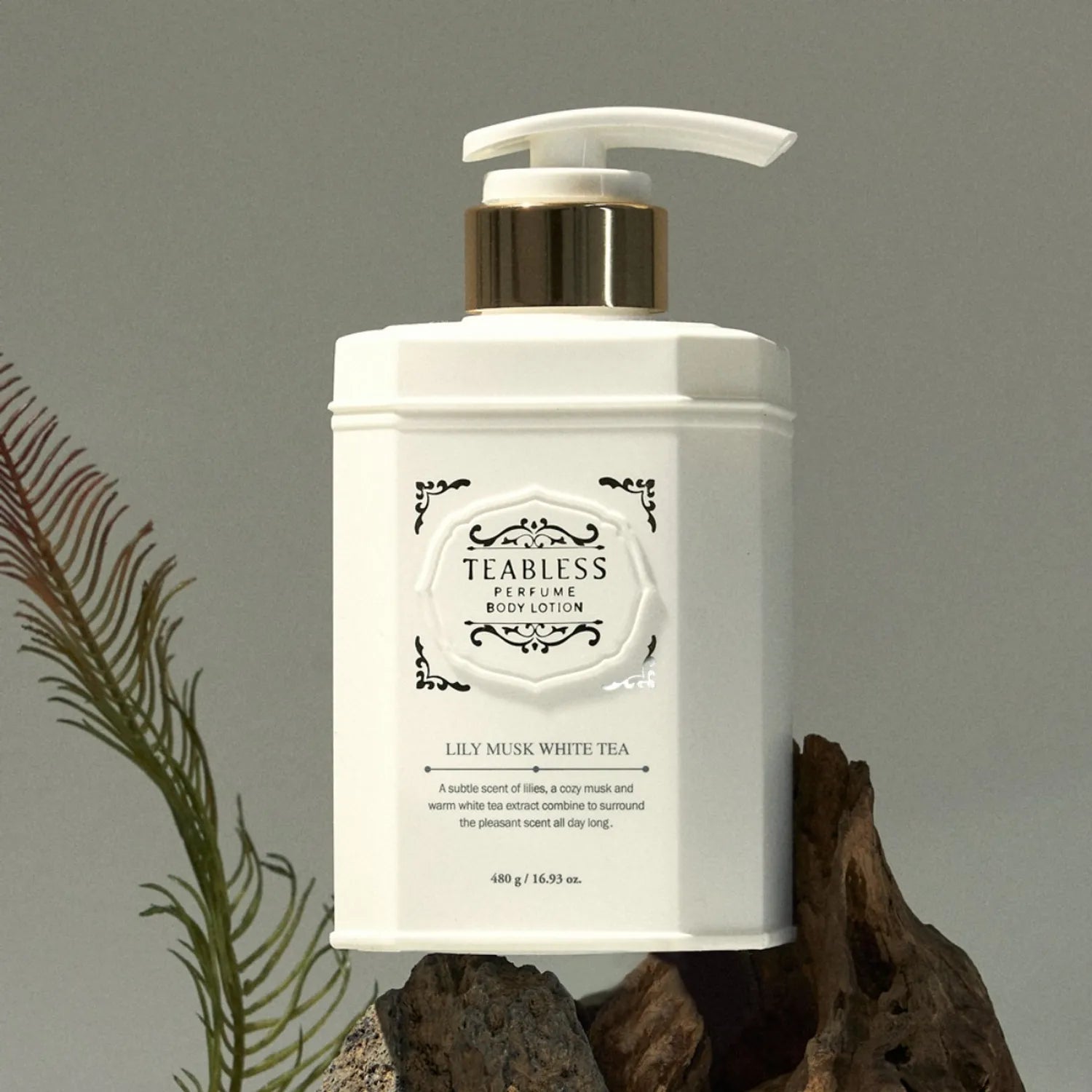 TEABLESS - Lily Musk White Tea Perfume Body Lotion - 480ML