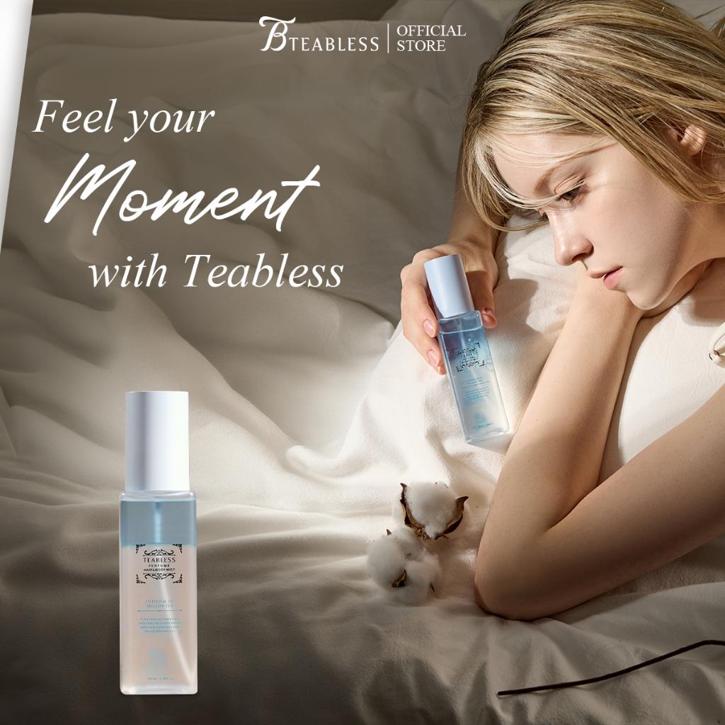 TEABLESS - Cotton Blue Mallow Tea Perfume Hair & Body Mist - 100ML