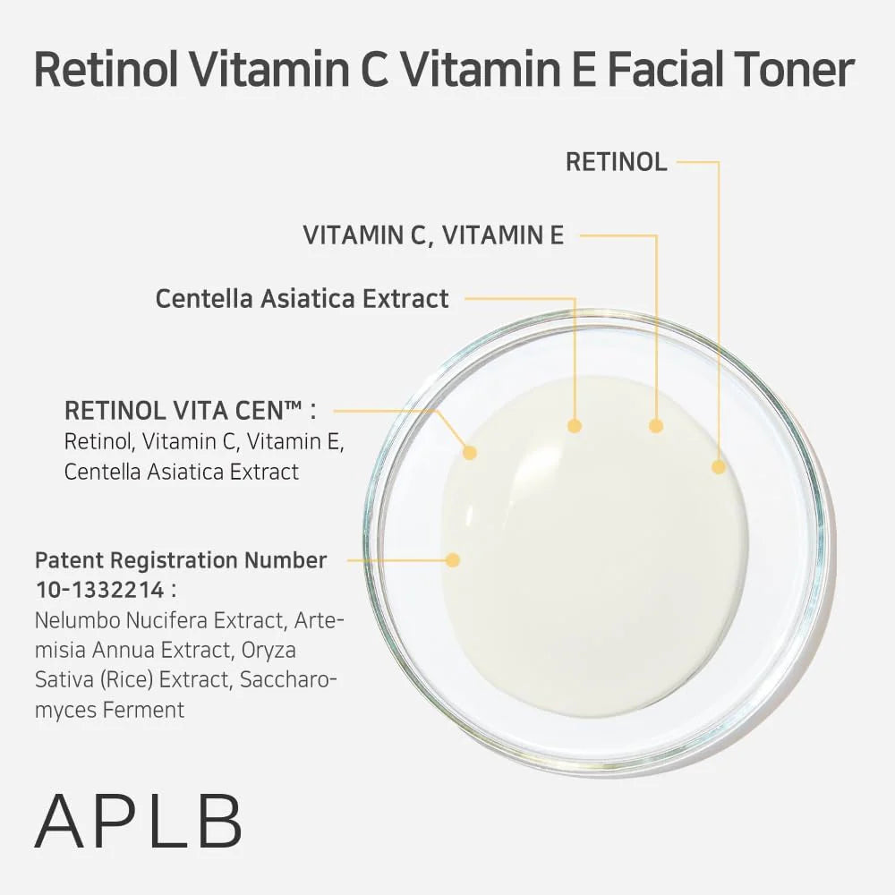 APLB - Retinol Vitamin C Vitamin E Facial Toner - 160ML