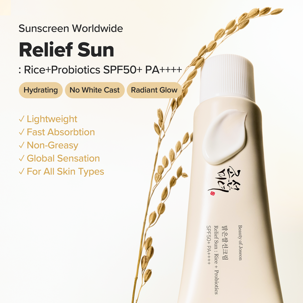BEAUTY OF JOSEON - Relief Sun: Rice + Probiotics SPF50+ PA++++ - 50ML