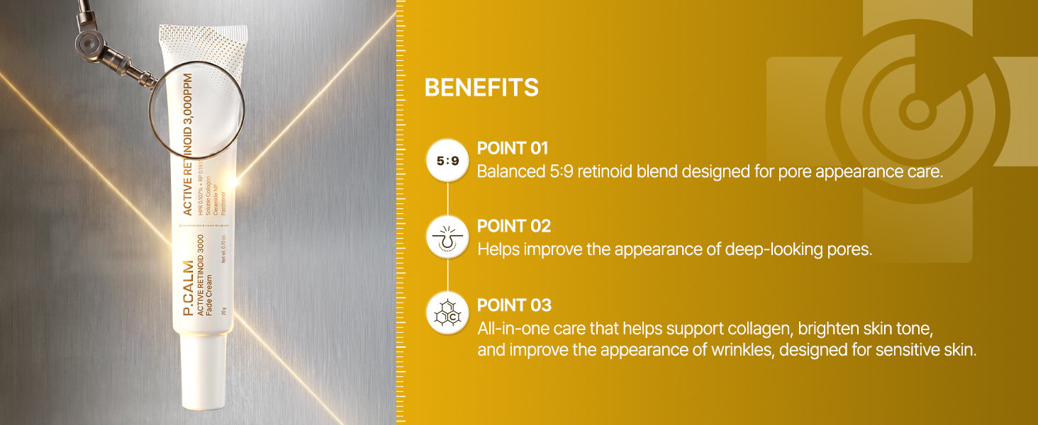 P.CALM - Active Retinoid 3000 Fade Cream - 20G