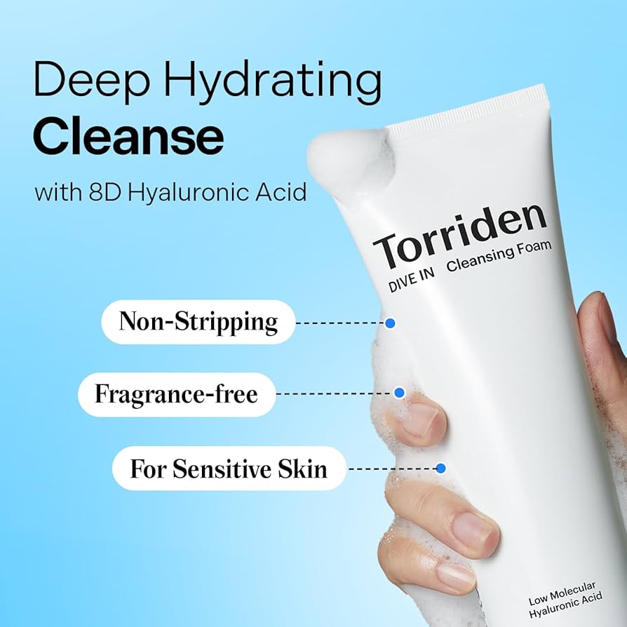 TORRIDEN - Dive-In Low Molecular Hyaluronic Acid Cleansing Foam - 150ML