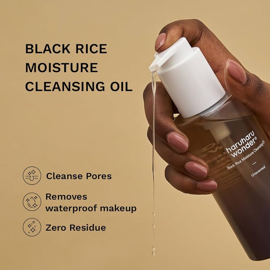 HARUHARU WONDER - Black Rice Moisture Deep Cleansing Oil (Unscented) - 150ML