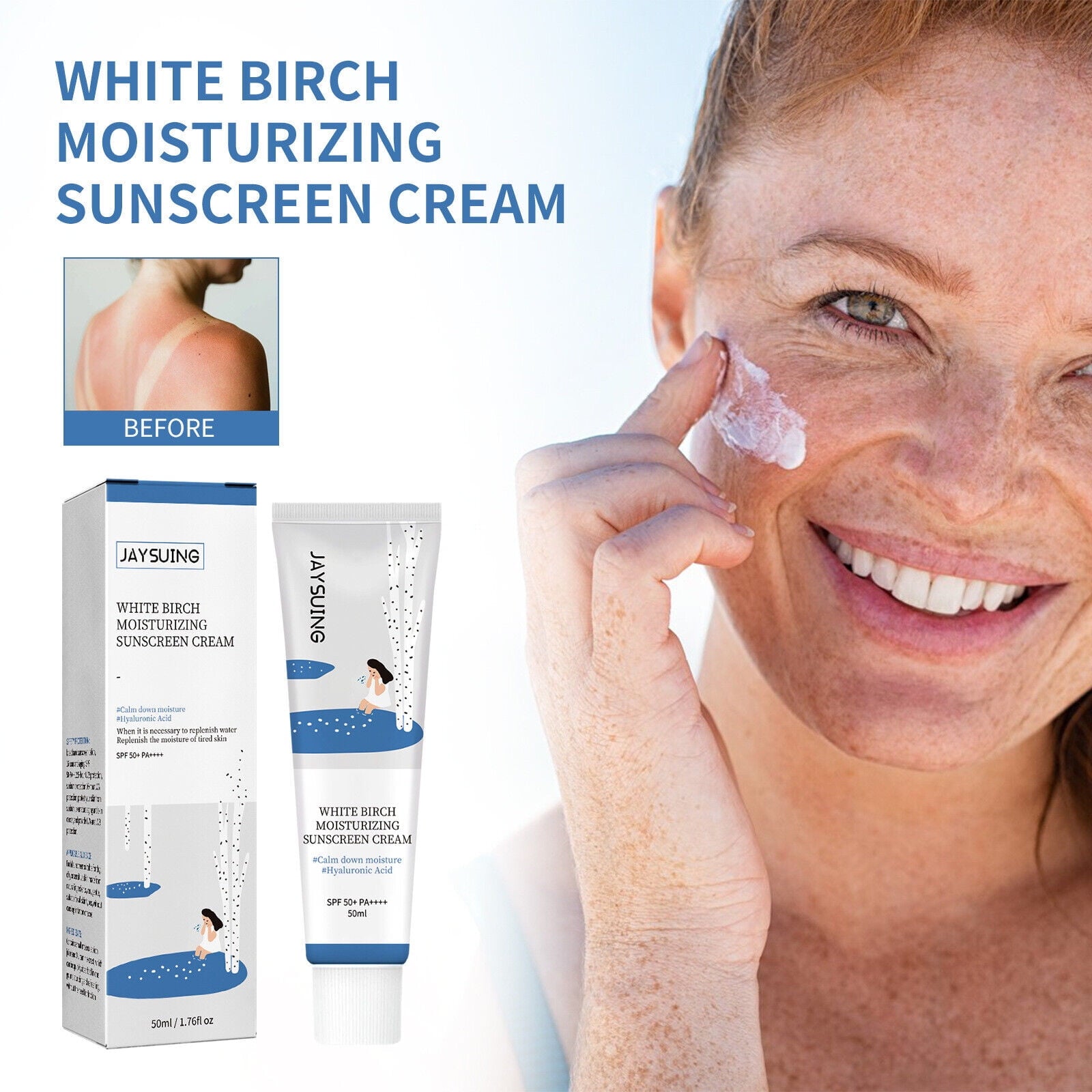 ROUND LAB - Birch Juice Moisturizing Sun Cream - 50ML