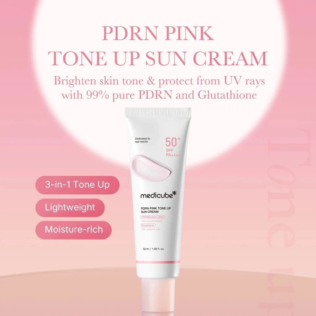 MEDICUBE - PDRN Pink Tone Up Sun Cream - 50ML