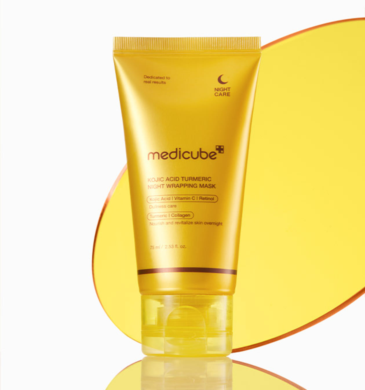 MEDICUBE - Kojic Acid Turmeric Night Wrapping Mask - 75ML