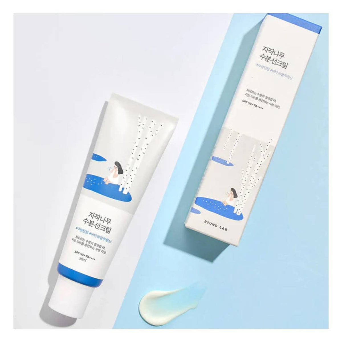 ROUND LAB - Birch Juice Moisturizing Sun Cream - 50ML