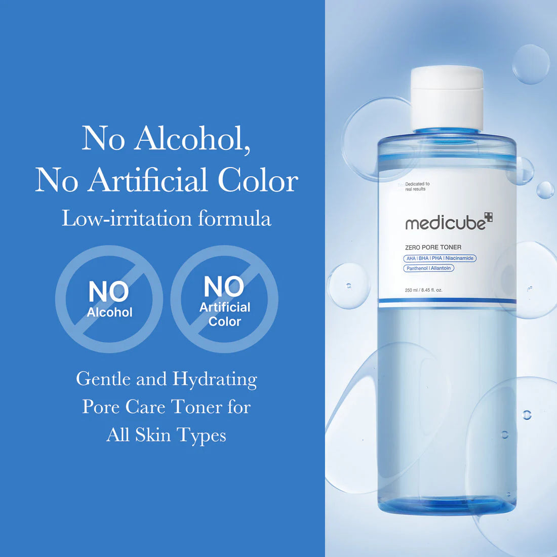 MEDICUBE - Zero Pore Toner - 250ML