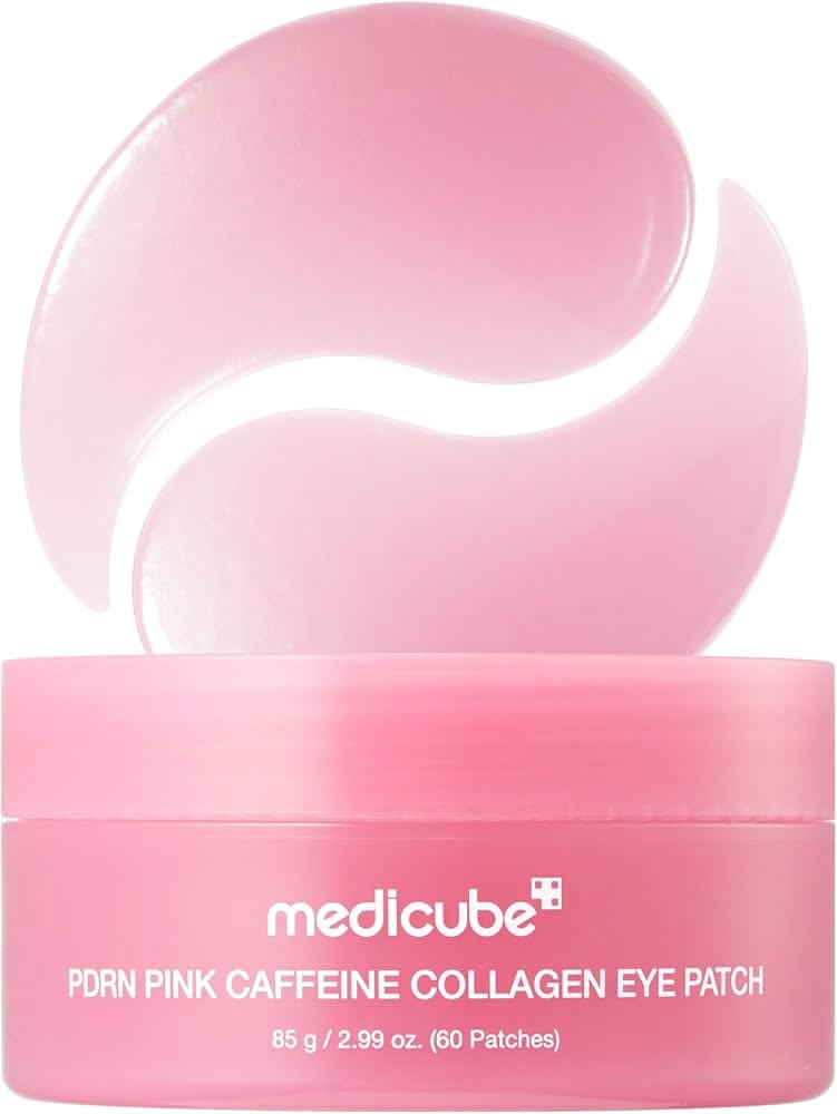 MEDICUBE - PDRN Pink Caffeine Collagen Eye Patch - 60pcs