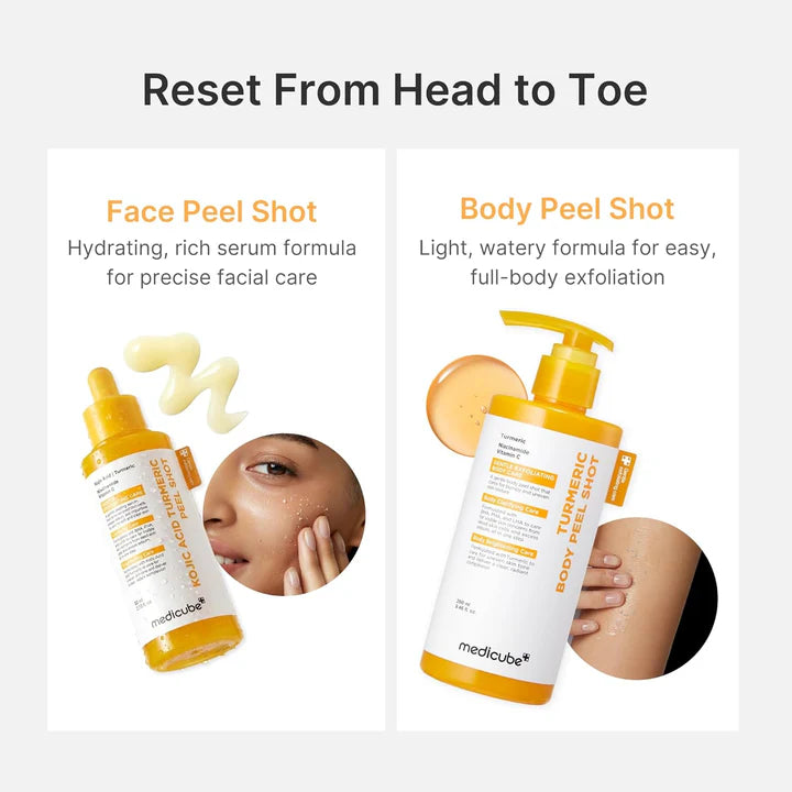 MEDICUBE - Kojic Acid Turmeric Body Peel Shot - 280ML