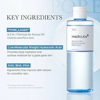 MEDICUBE - Zero Pore Toner - 250ML