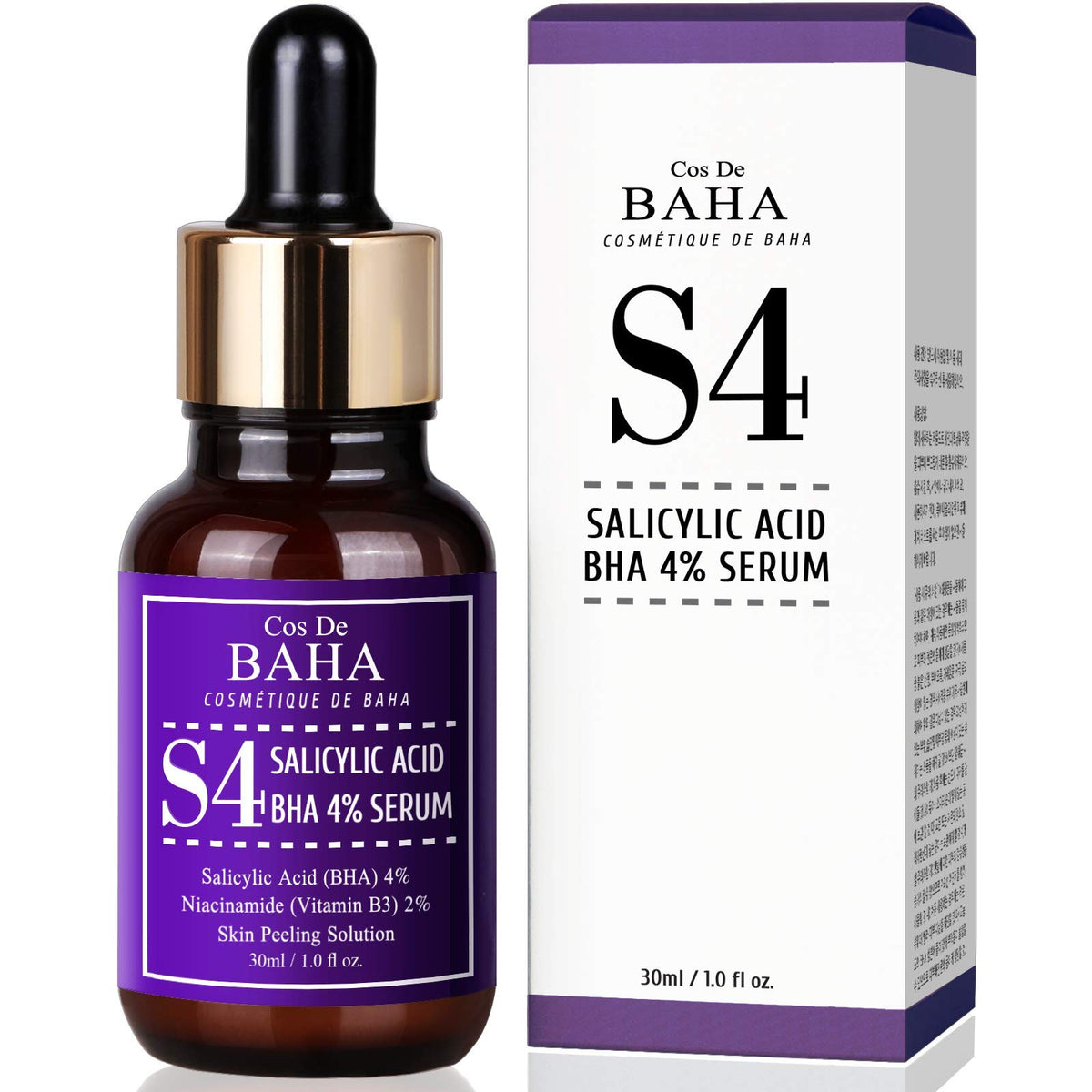 COS DE BAHA - Salicylic Acid BHA 4% Serum - 30ml