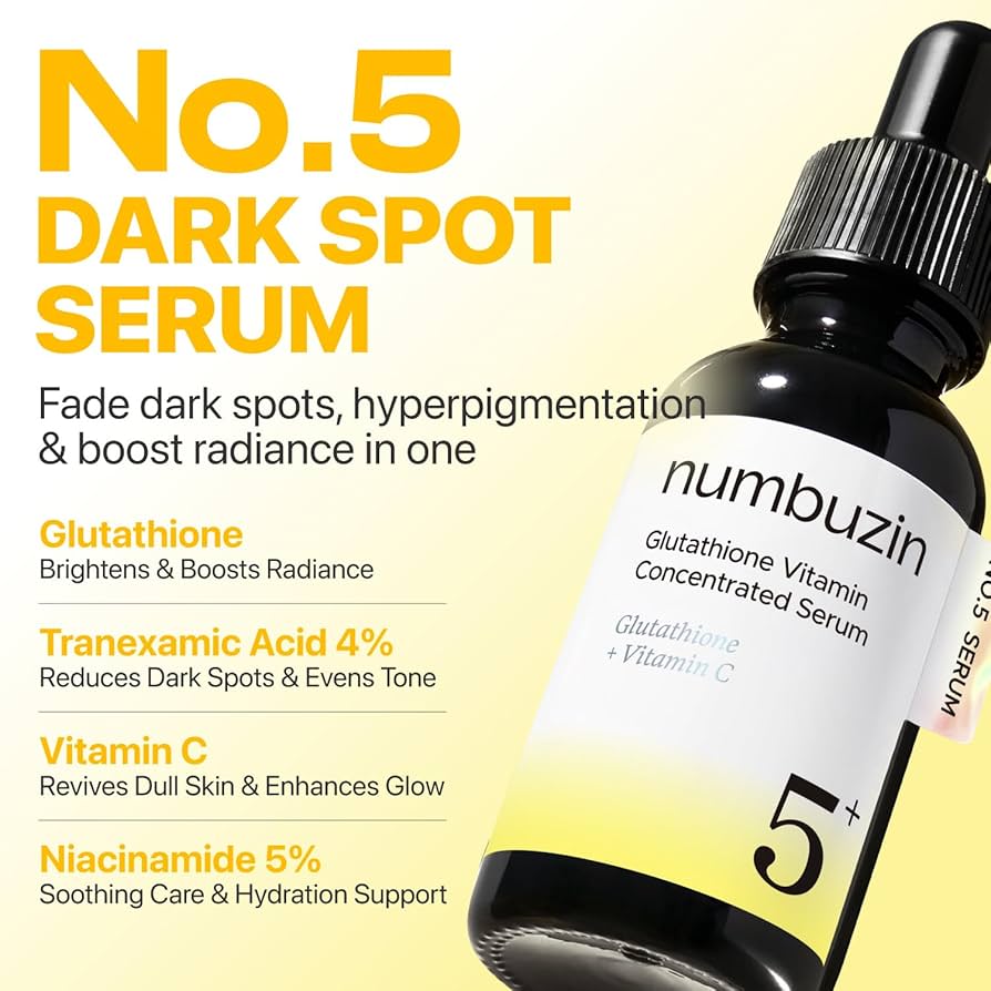 NUMBUZIN - NO.5+ Glutathione Vitamin Concentrated Serum - 10ML