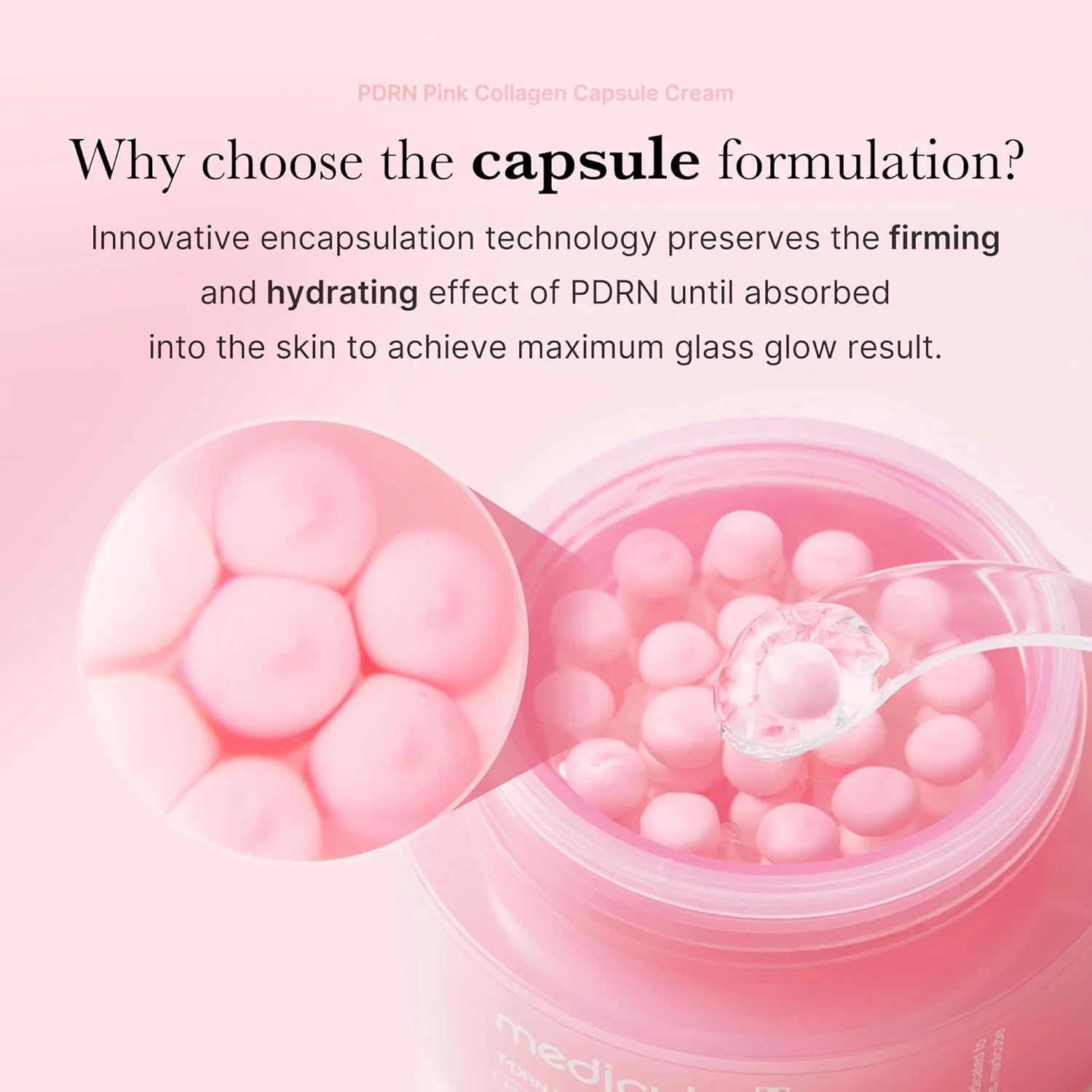 MEDICUBE - PDRN Pink Collagen Capsule Cream - 55G