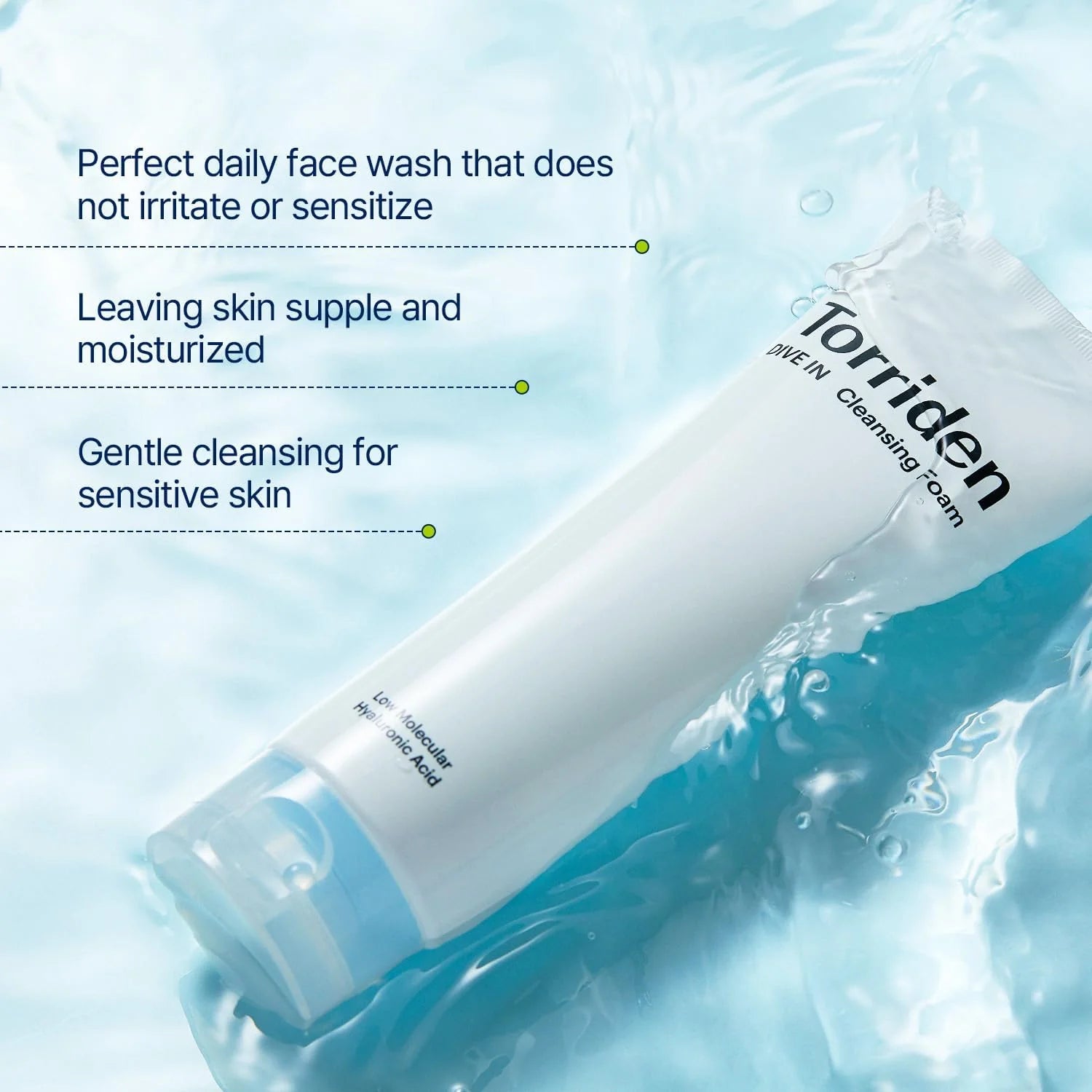 TORRIDEN - Dive-In Low Molecular Hyaluronic Acid Cleansing Foam - 150ML