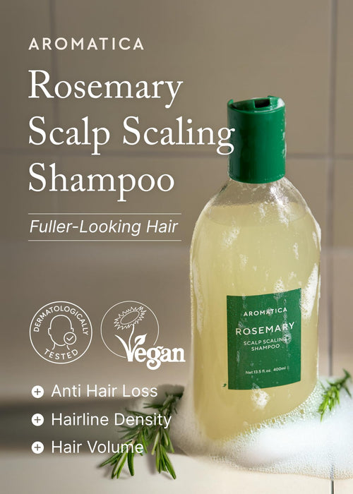 AROMATICA - Rosemary Scalp Scaling Shampoo - 400ML