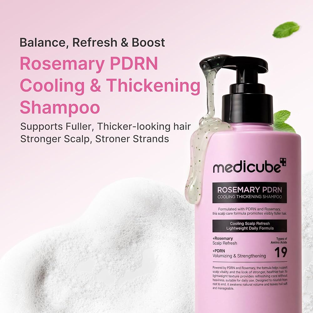 MEDICUBE - Rosemary PDRN Cooling Thickening Shampoo - 400ML