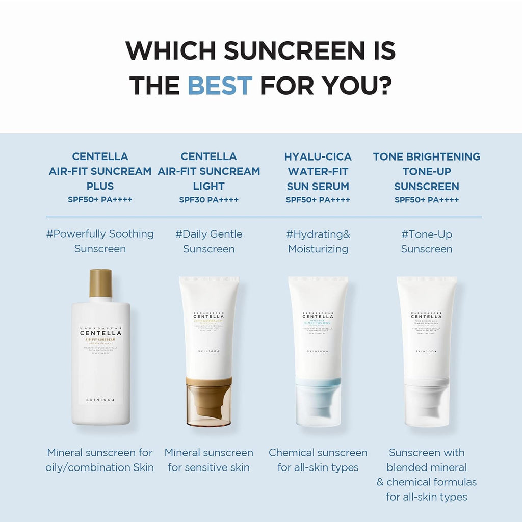 SKIN1004 - Madagascar Centella Hyalu-Cica Water-Fit Sun Serum Twin Pack - (50ML x 2)
