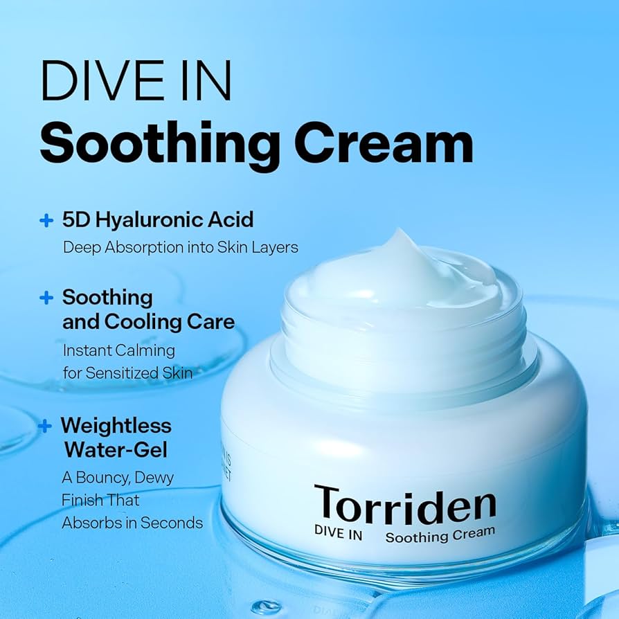 TORRIDEN - Dive-In Low Molecular Hyaluronic Acid Soothing Cream - 100ML