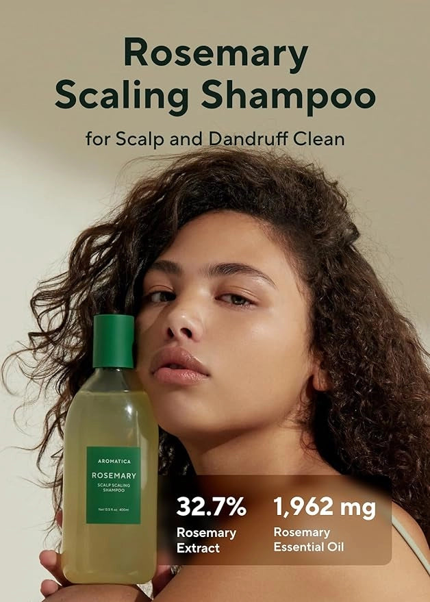 AROMATICA - Rosemary Scalp Scaling Shampoo - 400ML