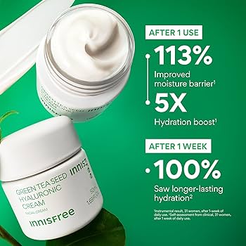 INNISFREE - Green Tea Seed Hyaluronic Cream - 50ML