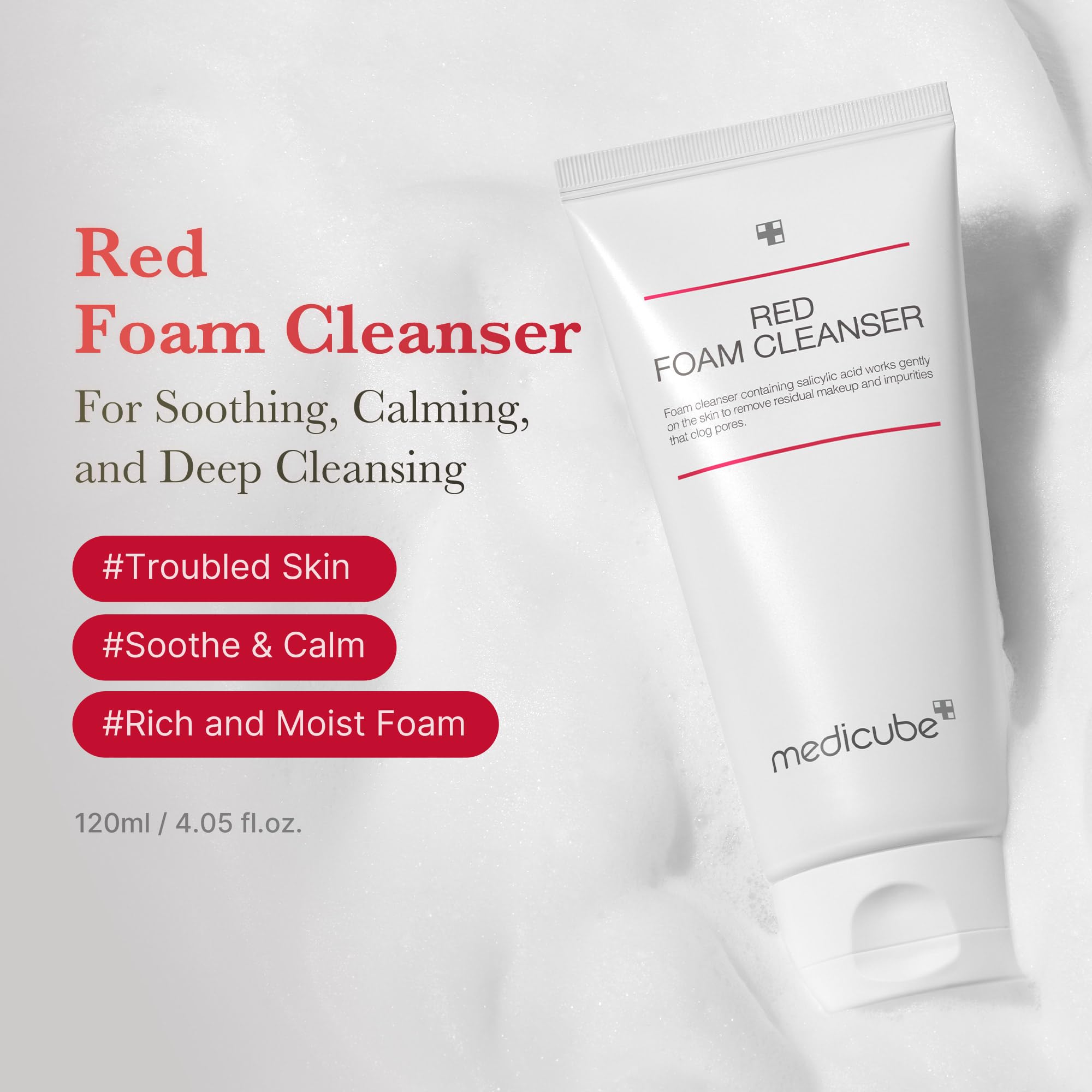 MEDICUBE - Red Foam Cleanser 2020 - 120ML