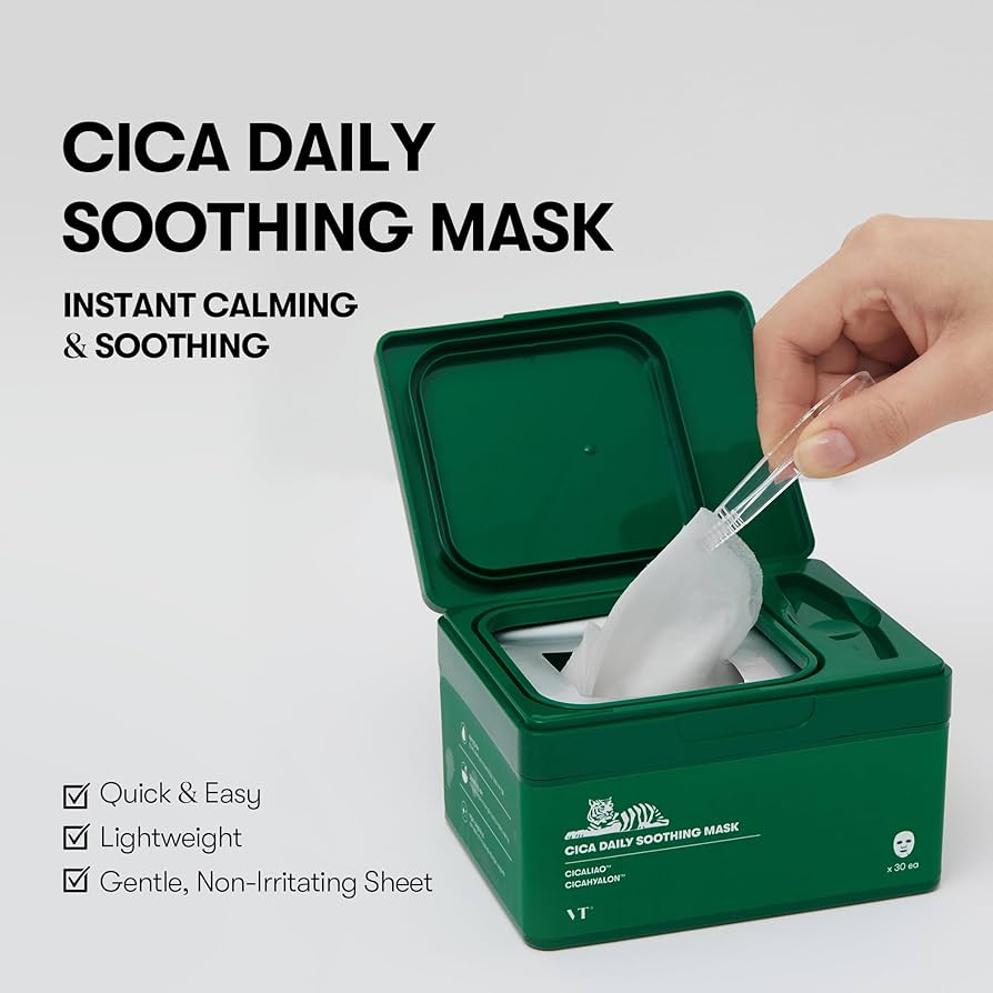 VT COSMETICS - Cica Daily Soothing Mask (30 Pcs)