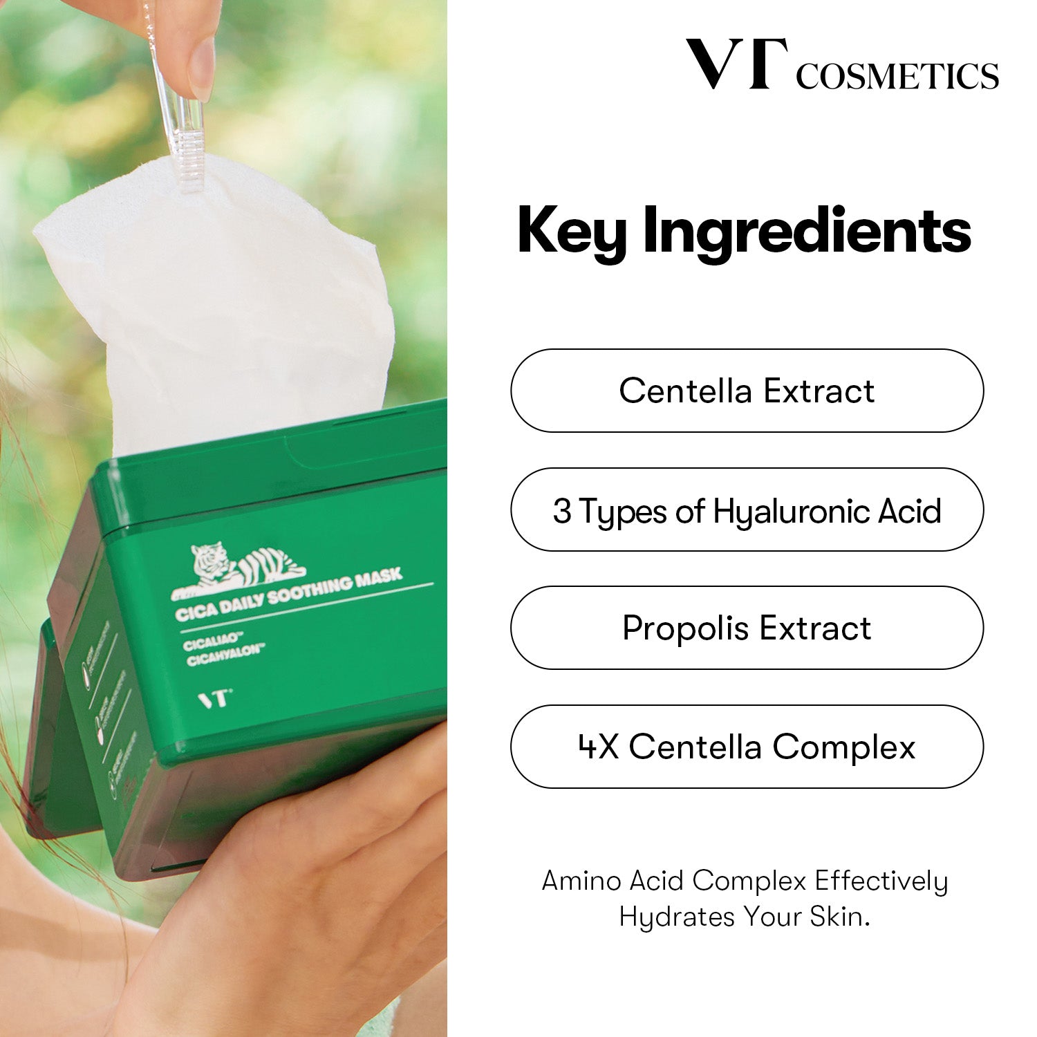 VT COSMETICS - Cica Daily Soothing Mask (30 Pcs)