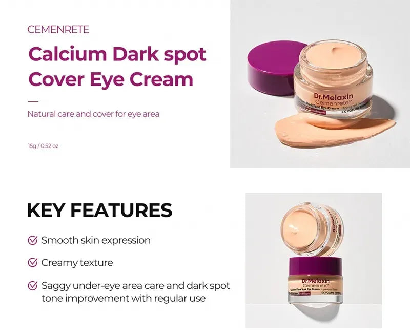 DR.MELAXIN - Calcium Dark Spot Cover Eye Cream - 15G