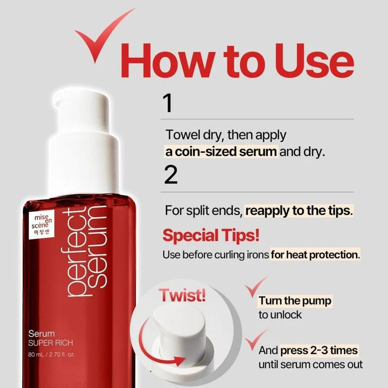 MISE EN SCENE - Perfect Serum Super Rich - 80ML