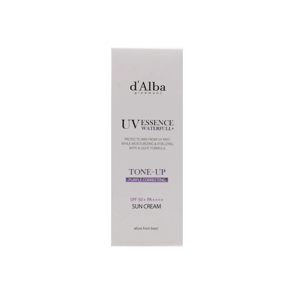 D'ALBA - Waterfull Purple Correcting Tone-Up Sun Cream - 50ML
